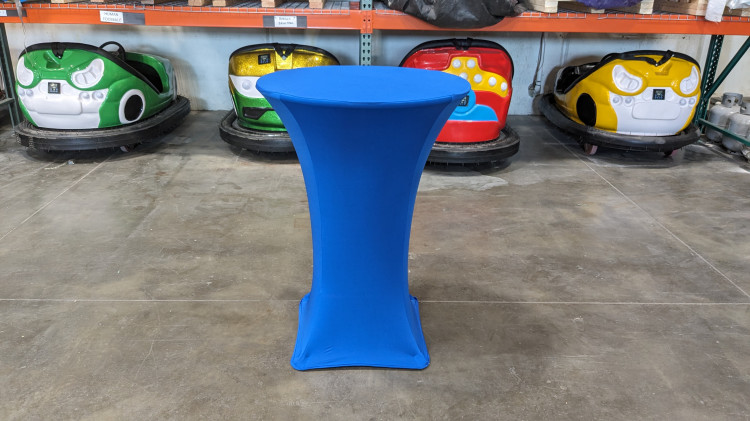 Royal Blue Cocktail Table Cover