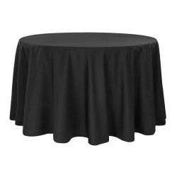 Black 60inch Round Table Cover