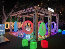 LED Swings with Trussing