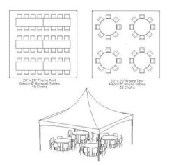 20x20 Frame Tent